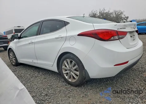 2015 Hyundai Elantra Se z USA, uszkodzony, nr VIN 5NPDH4AE4FH632541